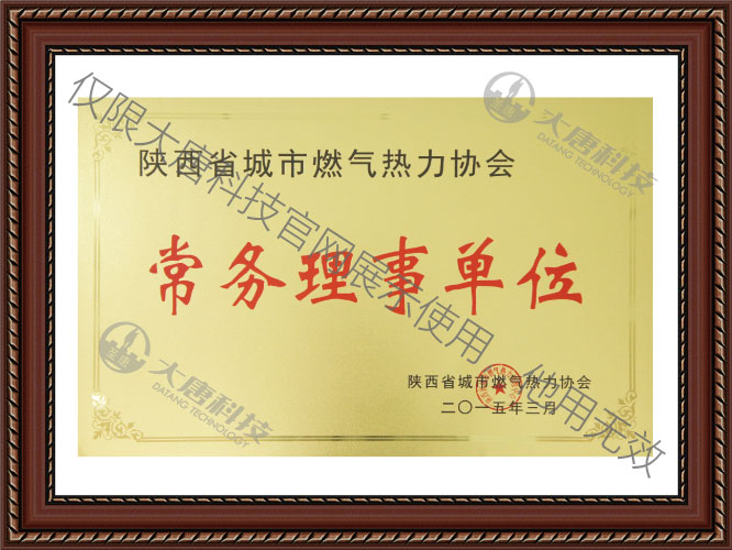 陝西省城(chéng)市燃氣熱力協(xié)會常務理事單(dan)位